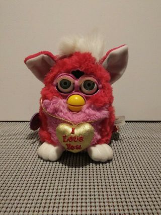 Magenta,  Pink " I Love You " Furby 1999 Rare Valentines Day Edition W/ Tags