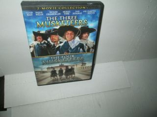 Three Musketeers & Four Musketeers Rare Dvd Set Raquel Welch Charlton Heston 