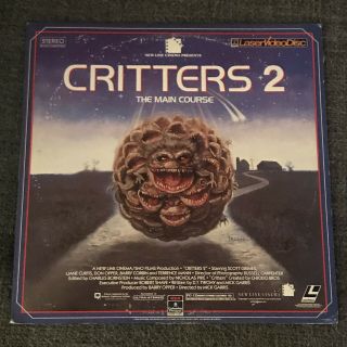 Critter 2 Laserdisc Ultra Rare 80’s Horror