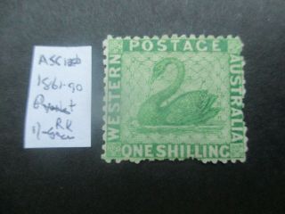 Western Australia Stamps: 1/ - Green Swan Rare - (d309)
