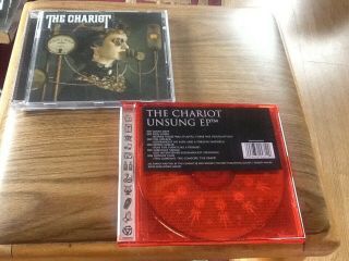 The Chariot 2 Cds The Fiancée & Unsung Ep Rare Ltd Edition Red Case Josh Scogin