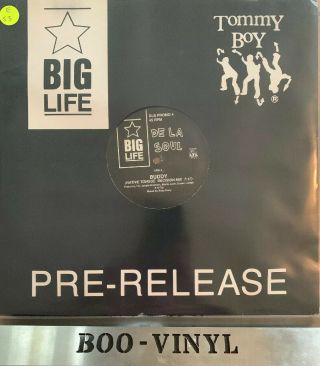Rare Promo De La Soul ‎– Buddy / The Magic Number 1989 12” Promo Ex Con