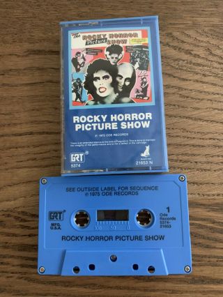 The Rocky Horror Picture Show 1978 Cassette Tape Ost 1st Us Rare Blue Grt 21653