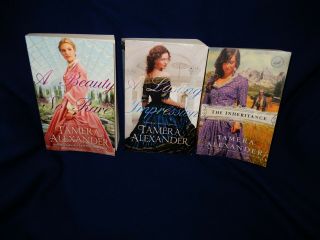 3 Books Tamara Alexander Beauty So Rare Lasting Impression The Inheritance