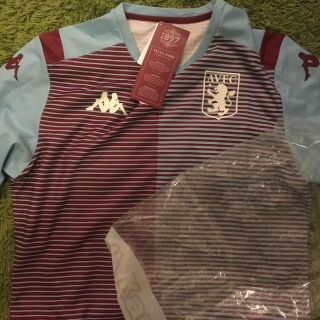 Aston Villa Kappa Football Shirt Training Rare 19/20 Bnwt