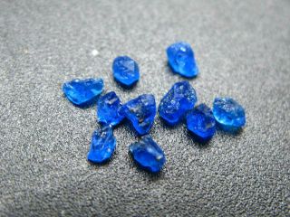 10 Rare Gem Hauyne Crystals From Germany - 1.  05 Carats