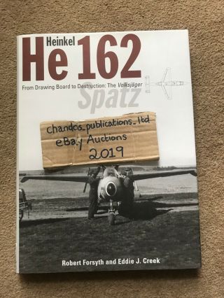 Heinkel He 162 Spatz - Smith & Creek - Classic Publications - Rare Oop