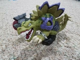 Extreme Dinosaurs - Stegz - Complete W/rare Disc & Launcher - Street Sharks