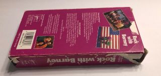 Barney Backyard Gang Rock With Barney (VHS,  1991) Vintage RARE HTF 3