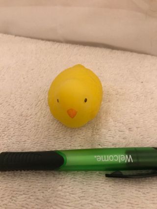 Rare Vintage Fenton Yellow Mini Easter Chick