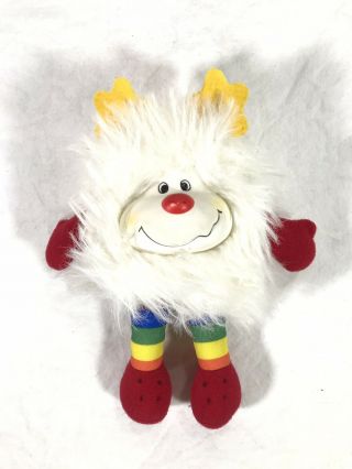 Vintage 1983 Rainbow Bright White Sprite Plush 10 " Stuffed Doll Emotions Tag