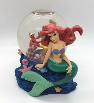 Little Mermaid Water Globe Special Edition Disney Ariel Rare