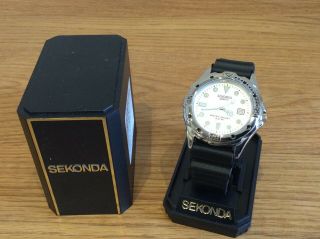 Lovely Gents Quartz Sekonda Watch Wristwatch 5atm Vintage Available Worldwide