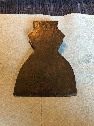 Small Broad Axe Head Hatchet Unmarked Antique Vintage Very Cool Item