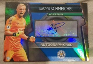 Match Attax Ultimate 2018/19 Kasper Schmeichel Leicester Autograph Card Rare