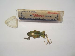 Vintage Fishing Lure Wright Mcgill Flash