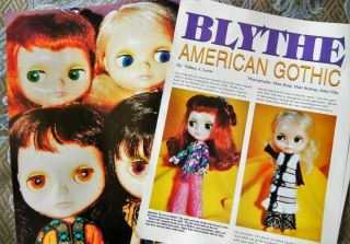 13p History Article,  Color Pics - Rare Vtg 1972 Kenner Blythe Doll