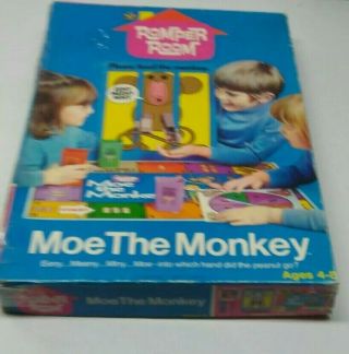 1971 Romper Room Moe The Monkey Game By Hasbro Very Rare Based On The Tv Show