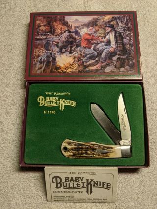 Rare 1994 Remington Baby Bullet Trapper Knife R1176 (152)