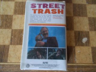 Street Trash VHS 1980 ' s Sleaze Horror Gore HTF RARE 3