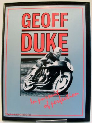 Osprey Book Geoff Duke " In Pursuit Of Perfection " Vintage ©1988 Rare