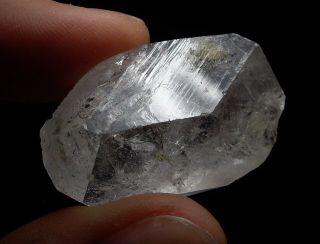 See Video Rare Dt Quartz Enhydro Crystal With Moving Coal 13.  1g