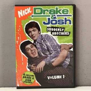 Josh & Drake Suddenly Brothers Vol.  1 Dvd Disc Nearly Rare Nickelodeon Nick