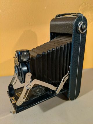 Vintage Antique Eastman Kodak Folding No.  1a Series Ii Pocket Camera
