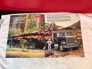Rare Gmc Logging Trucks Dealer Sales Advertising Brochure