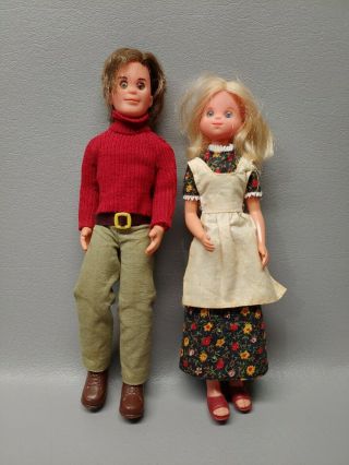 Vintage Mattel Sunshine Family Doll Pair Mom And Dad