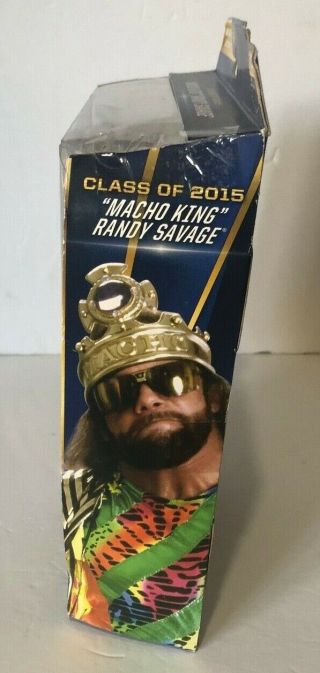 RARE WWE Macho Man Randy Savage King Elite Hall Of Fame WWF Wrestling Figure 2
