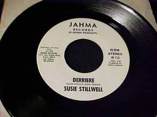 Susie Stillwell Derriere Rare Vocoder Boogie Funk 45 Jahma Wl Promo Only M - Hear