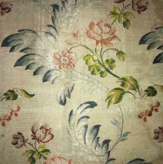 Exquisite Rare 18th Century Silk Floral Brocade C1750s,  Spitalfields,  Lyon 145