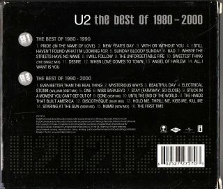 U2 - The Best Of 1980 - 2000 - Limited Edition 2 - CD Boxset (Greatest Hits) RARE 2