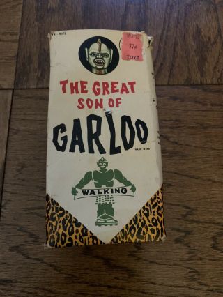 Vintage Rare ‘60s Marx The Great Son Of Garloo Monster Box All