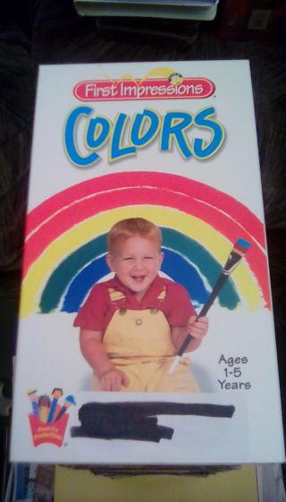 First Impressions - Colors Rare Small Fry Release 2002 Vhs Ages 1 - 5 Years Babies
