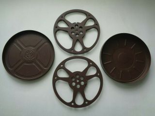 Rare 1949 Goldberg Brothers Double 8mm Film Reels In One Film Can
