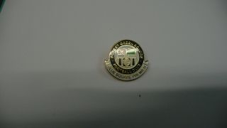 Forest Green Rovers Fc Pin Badge Rare Blue Square Premier White Lettering