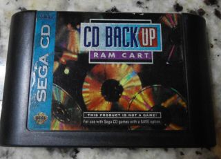 Rare Sega Cd Back Up Ram Cart Memory Cartridge Authentic