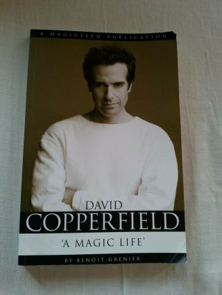David Copperfield A Magic Life By Benoit Grenier.  Rare And Discontinued Book