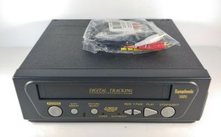 Symphonic Vcr Vhs Player Sp120c With Av Cable No Remote Rare