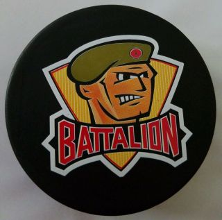Brampton Battalion Ohl Official Game Puck Ontario League Rare Vintage Viceroy