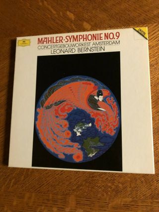 Mahler Bernstein Symphonie No.  9 Digital 2 - Lp Rare Box Set