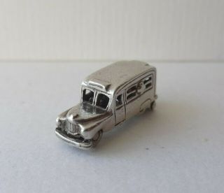 01 Rare Vintage Silver Charm Opening Army Ambulance