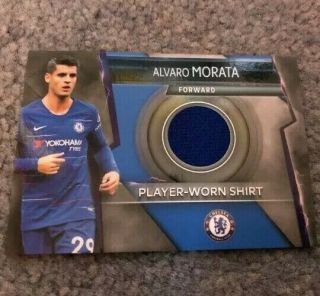 Match Attax Ultimate 2018/19 Alvaro Morata Rare Player - Worn Shirt
