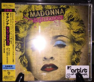 Madonna - Celebration,  Japan 2 Cd W/obi,  Wpcr - 13680 1oop Pristine Very Rare