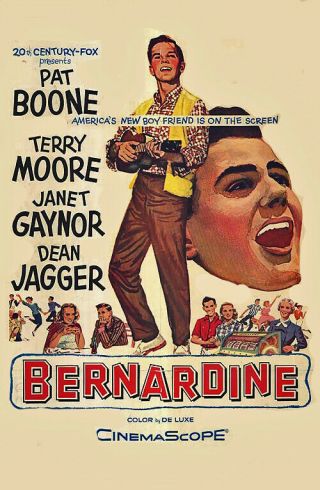 Bernardine (rare 1957 Dvd) Pat Boone Terry Moore Janet Gaynor Jagger