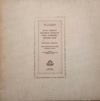 Rare Der Rosenkavalier - Lehmann Schumann Lp 2 X Lp Box Set & Book Grb 4001