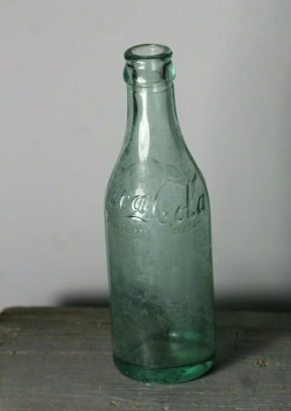 Antique C.  1900 Coca Cola Embossed Bottom Straight Sided Bottle Norfolk Virginia