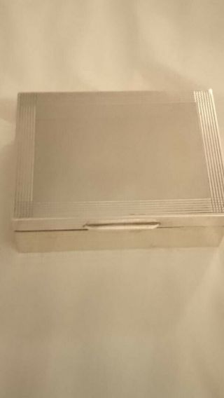 Heavy Solid Silver Hallmarked Cigarette Case